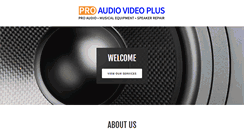 Desktop Screenshot of proaudiovideoplus.com